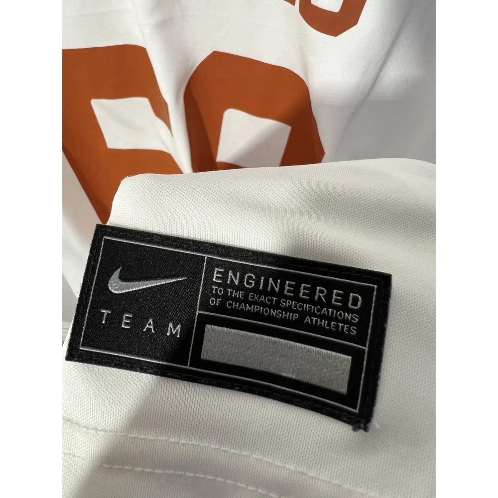 NICE Nike Texas Longhorns #69 Football Jersey Mens XXL White Burnt Orange